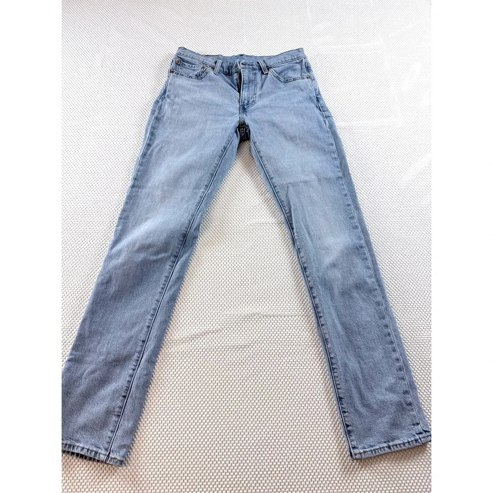 Levi's 511 Big E Slim Fit Jeans Men's 30x32 Light Wash Stretch Denim